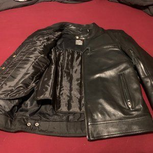 First Manufacturing Top Performer Leather Motorcycle Jacket